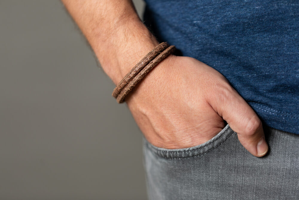 Armband WIRE Lachs
